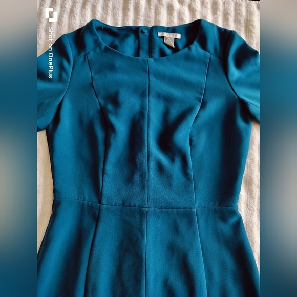 H&M Dress Blue Formal Size S/6 Used - Picture 4 of 9